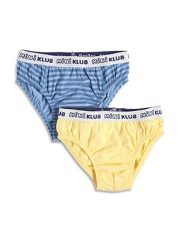 MINI KLUB - Boys Multi-Colour Cotton Briefs (Pack of 2)