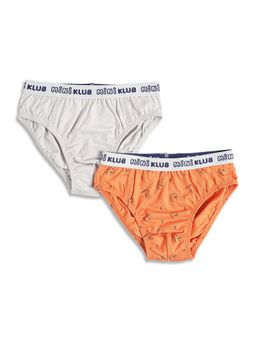 MINI KLUB - Boys Multi-Colour Cotton Briefs (Pack of 2)
