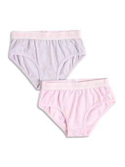MINI KLUB - Girls Multi-Colour Cotton Panties (Pack of 2)