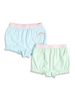 MINI KLUB - Girls Multi-Colour Cotton Bloomers (Pack of 2)