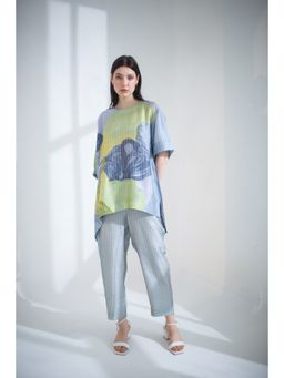 clos - Grey and Yellow High Low Co-Ord (Set of 2)