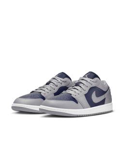 Nike - Mens Air Jordan 1 Low Sneakers - Grey