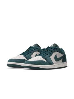 Nike - Mens Air Jordan 1 Low Sneakers - Green