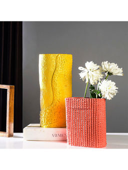 The Artment - Resin Riot Of Colour Vase, Multi Color Set Of 3