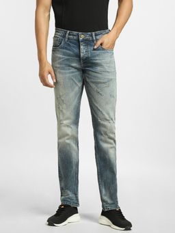Jack & Jones - Men Solid Blue Jeans