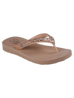 SKECHERS - Meditation Lotus Bae Pink Gold Flats