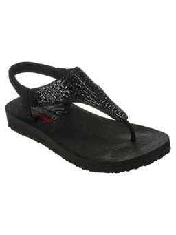 SKECHERS - Meditation Sweet Rock Black Sandals