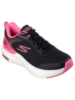 SKECHERS - Max Cushioning Hyper Burst Black Running Sports Shoes