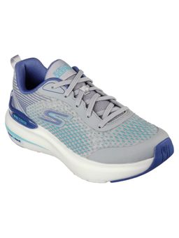 SKECHERS - Max Cushioning Hyper Burst Grey Running Sports Shoes