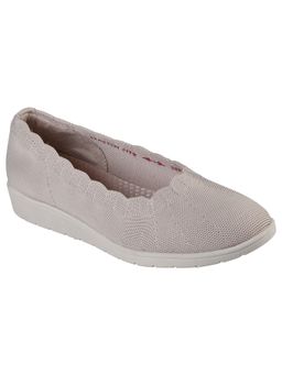 SKECHERS - Cleo Flex Wedge Spellbound Taupe Sneakers