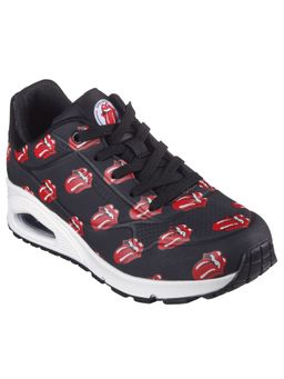 SKECHERS - Rolling Stones: Uno Say It Loud Black Sneakers