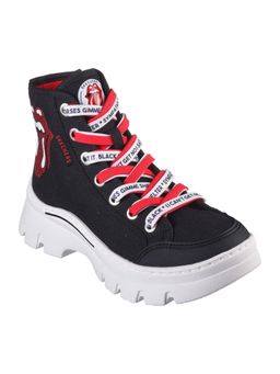 SKECHERS - Rolling Stones: Roadies Surge Lick & Lyrics Black Sneakers