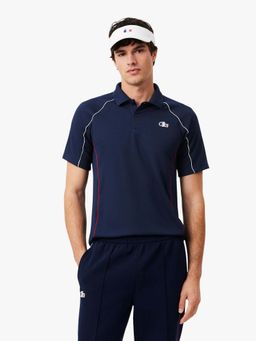 Lacoste - Navy Blue French Tennis Team Polo T-Shirt