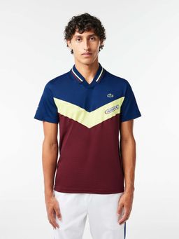 Lacoste - Multi-Color Slim Fit Tennis x Daniil Medvedev Polo T-Shirt