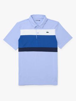 Lacoste - Blue Regular Fit Colour-Block Golf Polo T-Shirt