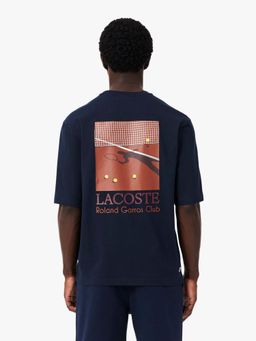 Lacoste - Navy Blue Roland-Garros Edition Graphic T-shirt