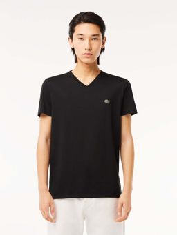 Lacoste - Lightweight Cotton Pima V Neck T-shirt