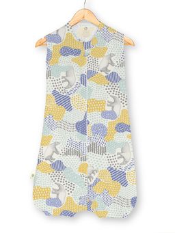 Cocoon Care - Organic Bamboo Sleeping Bag for Baby Boys and Girls, Patchy Print