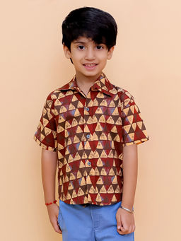 The Mom Store - Boys Multi-Color Printed Shirt