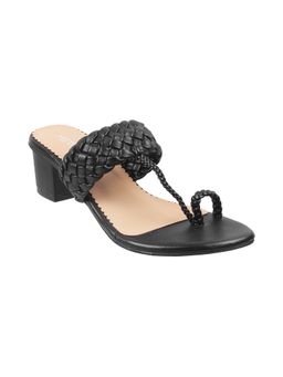 Metro - Womens Black Synthetic Heels