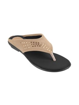 Metro - Walkway Womens Beige Synthetic Flats