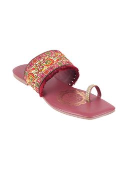 Mochi - Womens Multi-Color Synthetic Flats