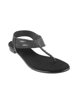 Mochi - Womens Black Synthetic Sandals