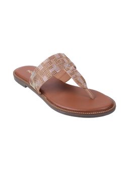 Mochi - Womens Beige Synthetic Flats