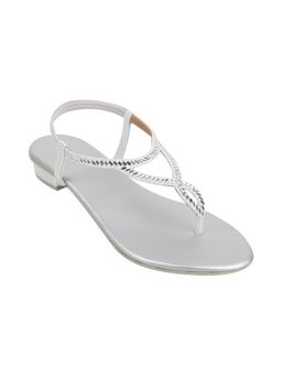 Mochi - Womens Silver Synthetic Heels