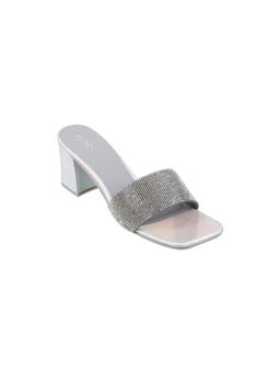 Metro - Womens Silver Synthetic Heels