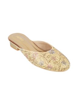 Metro - Womens Antique Gold Synthetic Heels