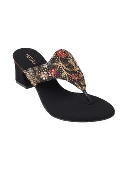 Metro - Womens Black Synthetic Heels