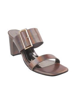 Mochi - Womens Gun Metal Synthetic Heels