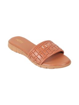 Metro - Womens Tan Synthetic Flats