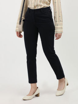 Tommy Hilfiger - Women Black Solid Formal Trouser