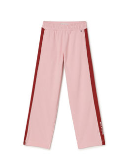 Tommy Hilfiger - Girls Pink Colorblock Casual Trouser