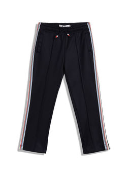 Tommy Hilfiger - Boys Blue Stripes Casual Trouser