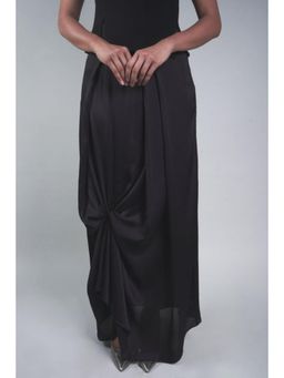 Rukinder Kumar - Black Knotted Skirt