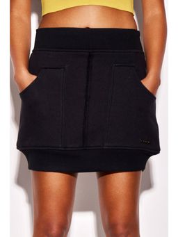 CILVR - Black Fleece Skirt
