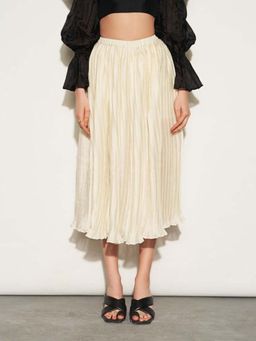 TheRealB - Plated Satin Skirt