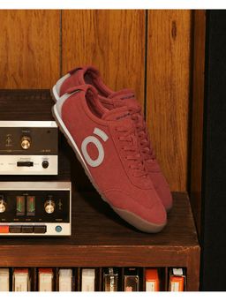 Bewakoof - Women Orange Nitro Halo Series Suede Leather Sneakers
