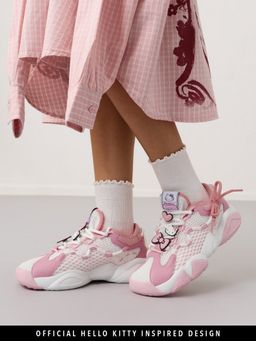 The Souled Store - Official Hello Kitty: Bubbles Women Pink Low Top Sneakers