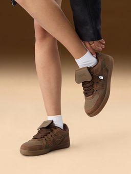 The Souled Store - Urban Blaze: Chocolate Women Brown Low Top Sneakers