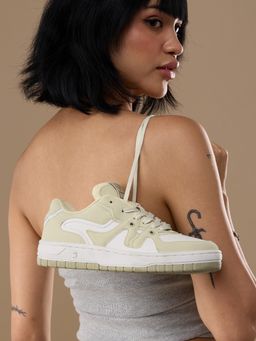 The Souled Store - Urban Blaze: Maple Women Green Low Top Sneakers