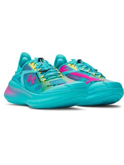 Under Armour - Unisex Blue Echo SlipSpeed Curry Tour Basketball Shoes