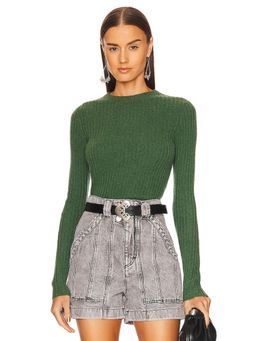 Autumn Cashmere - Rib Crew Neck Top