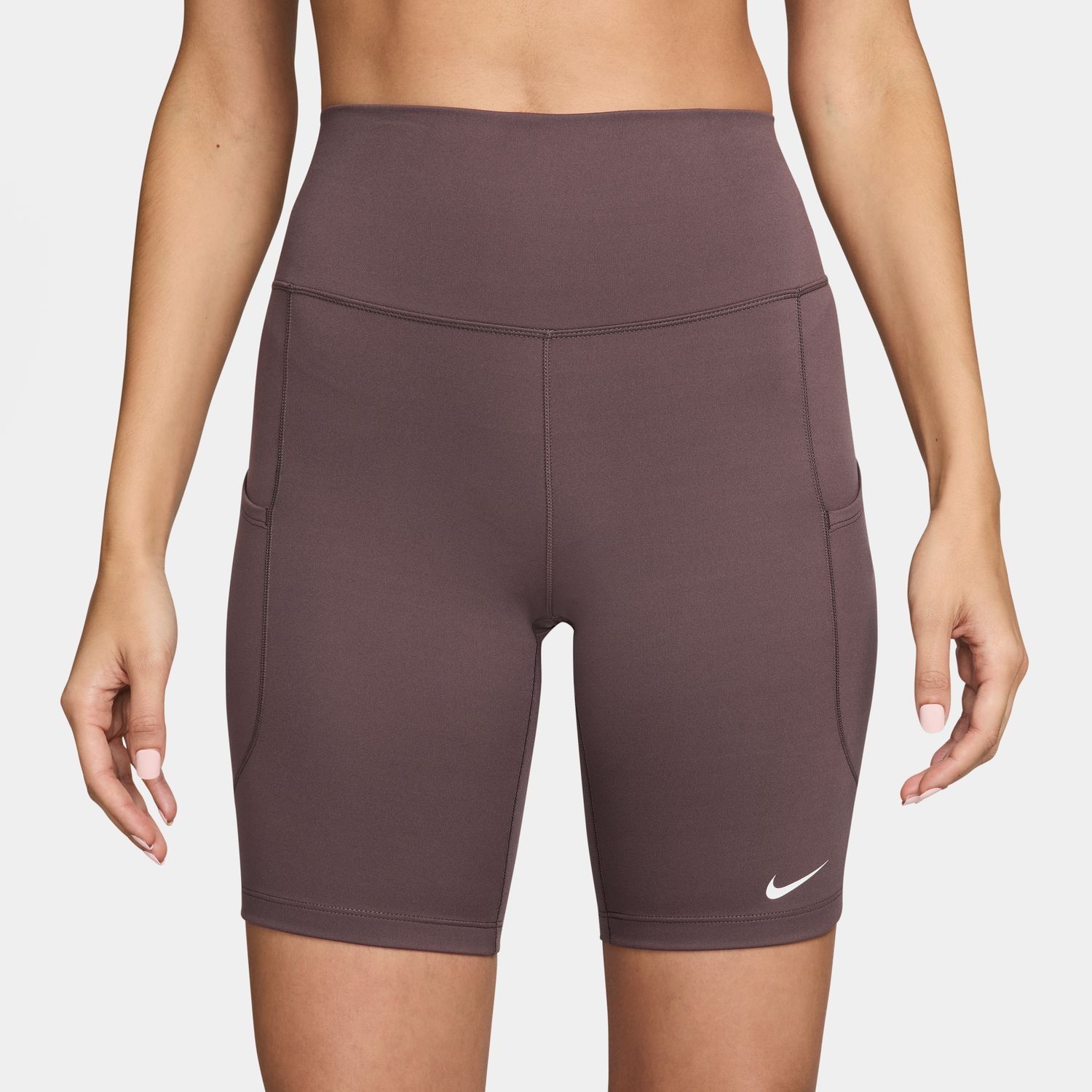 Nike One - One Women's High-Waisted 20.5cm (approx.) Biker Shorts with Pockets
