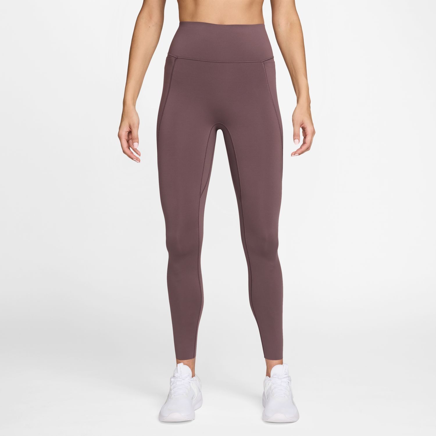 Nike Universa - Women's High-Waisted Full-Length Leggings with No Front Seam