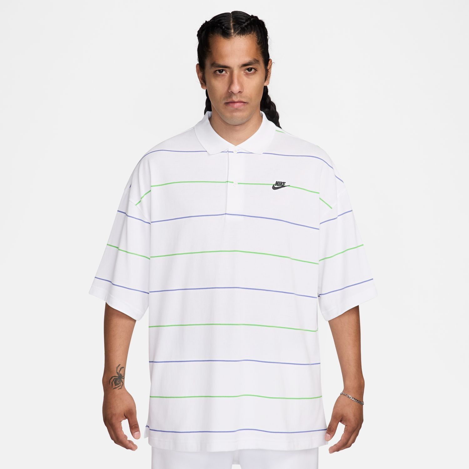 Nike Sportswear Club - Men's Oversized Striped Polo