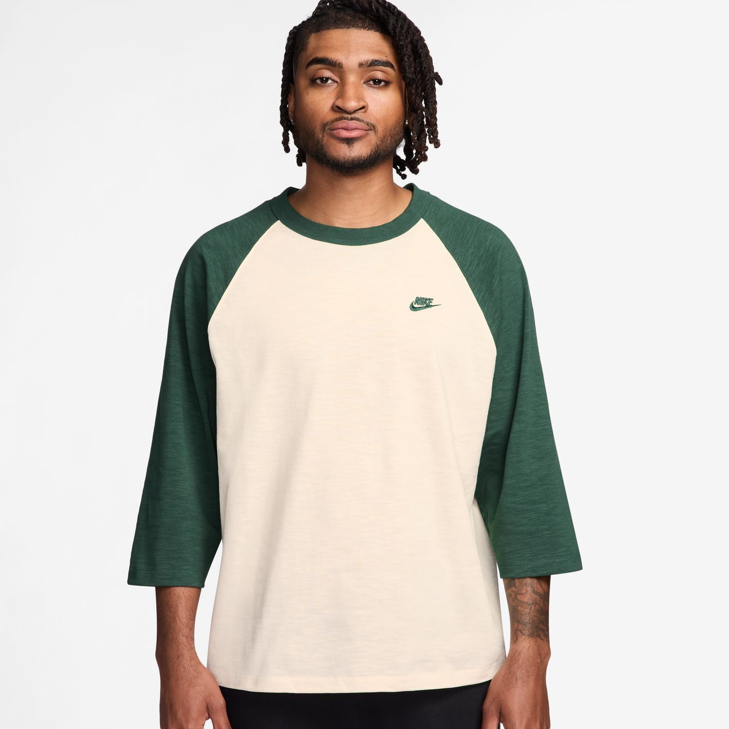 Nike Sportswear Club - Men's 3/4-Sleeve Raglan Top